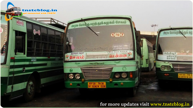 TN-30N-1336 of Pallapatti Depot Route Salem - Chennai via Attur, Kallakurichi, Ulundurpettai, Villupuram.